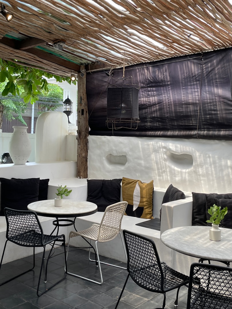 Hospitality Interior Design – Outdoor Dining Al fresco outdoor dining area designed for a hospitality venue